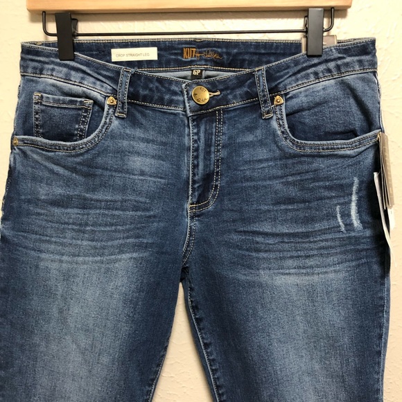 Kut from the Kloth Felice Distressed Capri Jeans - Picture 3 of 8